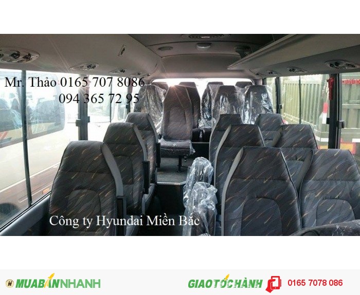 Hyundai Đồng Vàng là dòng xe khách 29 chỗ rất phổ biến
