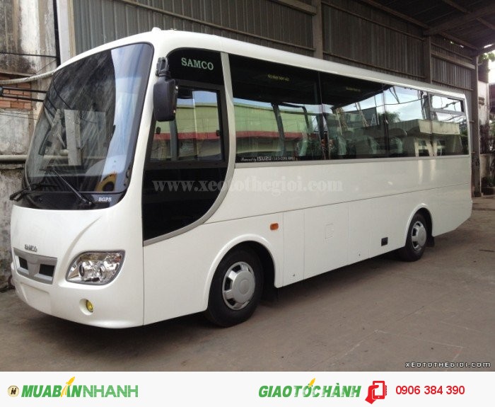 Bán Xe khách SamCo 29 chỗ 5.2L mẫu mới 2016 giao xe toàn quốc,samco isuzu giá rẻ