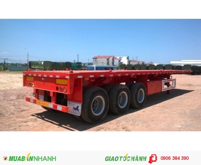 Bán sơmi romooc cimc 3 trục có sàn 12m4 40feet, giá cạnh tranh,rơ mooc CIMC nhập