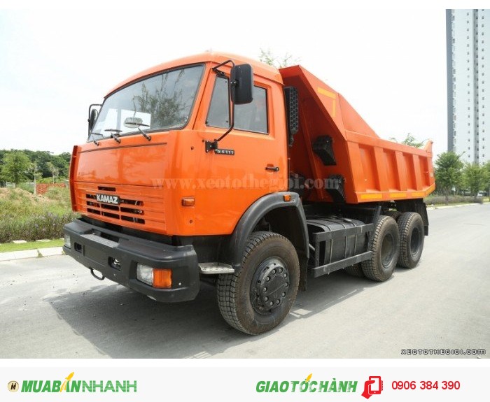 Đại lý Nhập kHẩu xe Kamaz bán xe ben kamaz 55111 giao ngay,giá rẻ