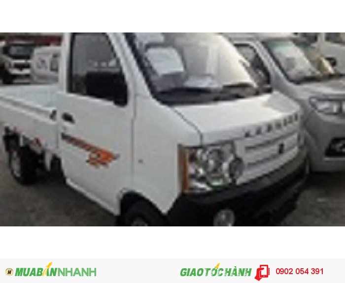 Xe tải dongben 870kg,thiết kế bửng đuôi nâng hạ