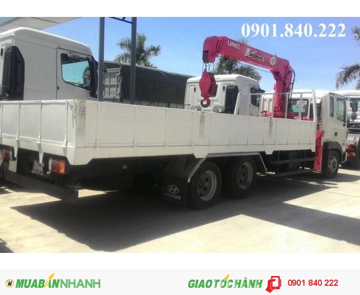 Bán xe tải Hyundai HD170 8.5 tấn, HD210 11.6 tấn, HD250 14 tấn gắn cẩu Unic giá cực tốt, khuyến mãi cực hấp dẫn
