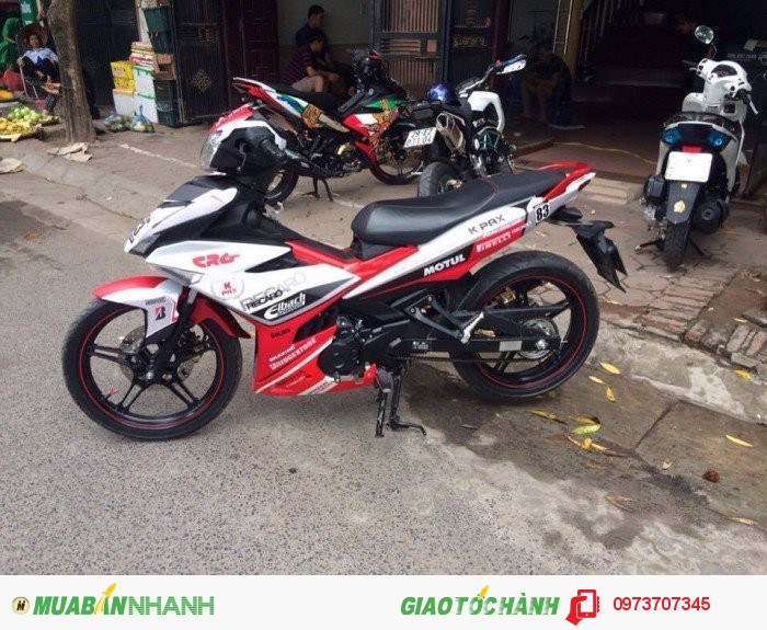 Cần bán exciter 150 đỏ trắng mới 99%