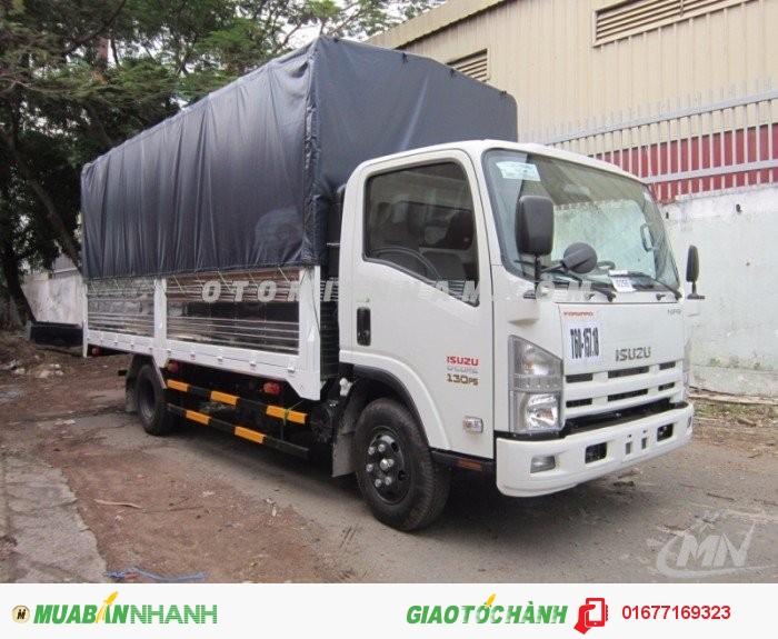 Xe tải Isuzu 3.5 tấn thùng phủ bạt
