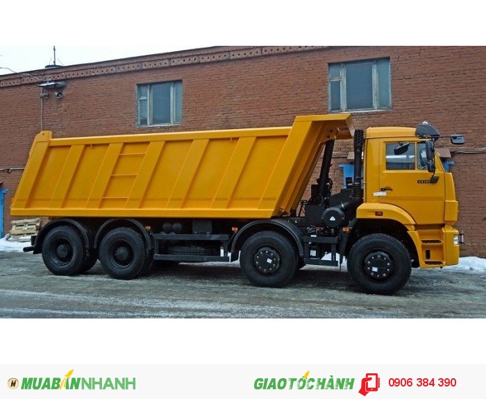 Bán Xe ben Kamaz 65201 20 m3 - 8x4, Trọng tải 25.5 tấn 20 m3 2016