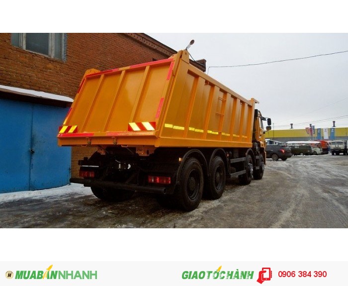Bán Xe ben Kamaz 65201 20 m3 - 8x4, Trọng tải 25.5 tấn 20 m3 2016