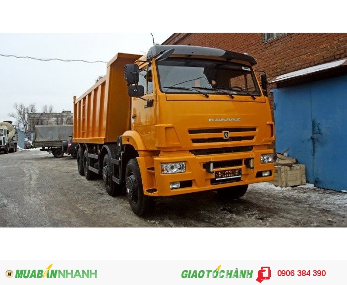 Bán Xe ben Kamaz 65201 20 m3 - 8x4, Trọng tải 25.5 tấn 20 m3 2016