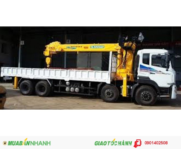 Xe cẩu DONGFENG L315 có gắn cẩu SOSAN giá cả hợp lý