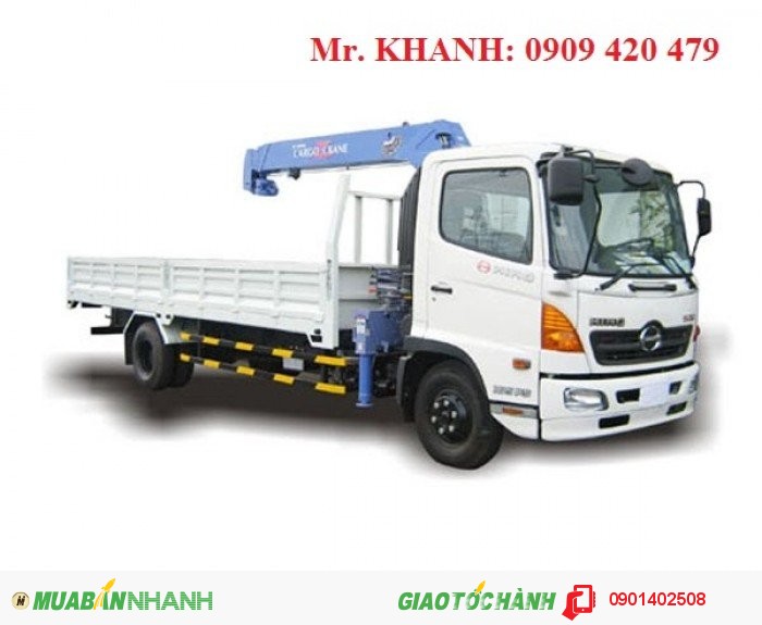 Xe cẩu HINO 16T tiết kiệm nhiên liệu