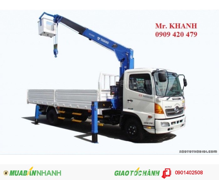 Xe cẩu HINO 16T tiết kiệm nhiên liệu