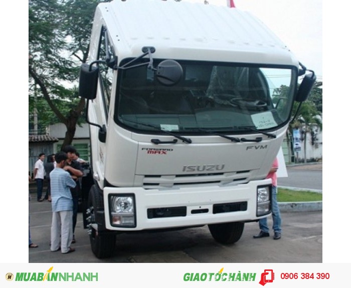 Giá bán xe tải 3 chân Isuzu 15 tấn FVM34W. Đại lý xe tải Isuzu 3 chân