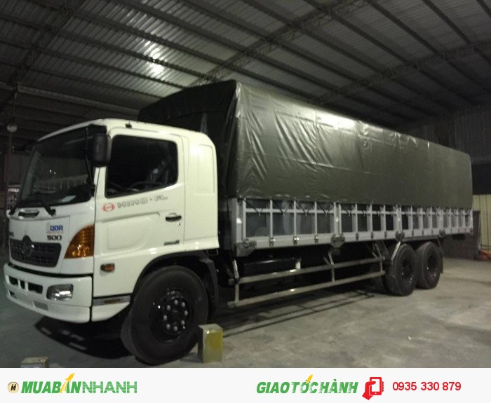 Bán Xe tải Hino FL8JTSA 3 chân (Hino 15 tấn thùng ngắn), thùng dài 7,6m
