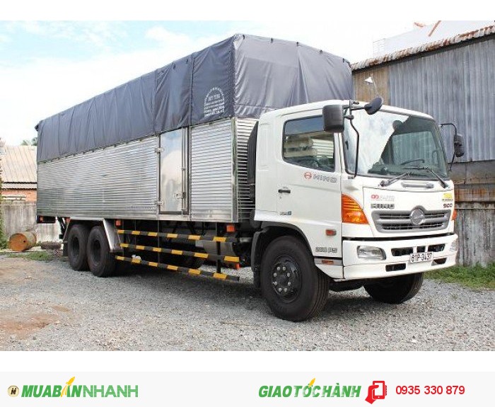 Bán Xe tải Hino FL8JTSA 3 chân (Hino 15 tấn thùng ngắn), thùng dài 7,6m