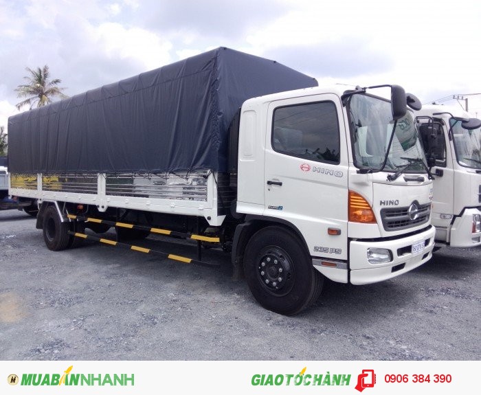 Bán Hino nhật xe tải gắn cẩu 9,4 tấn giá rẻ - Xe tải cẩu HINO FG8JPSB  2016