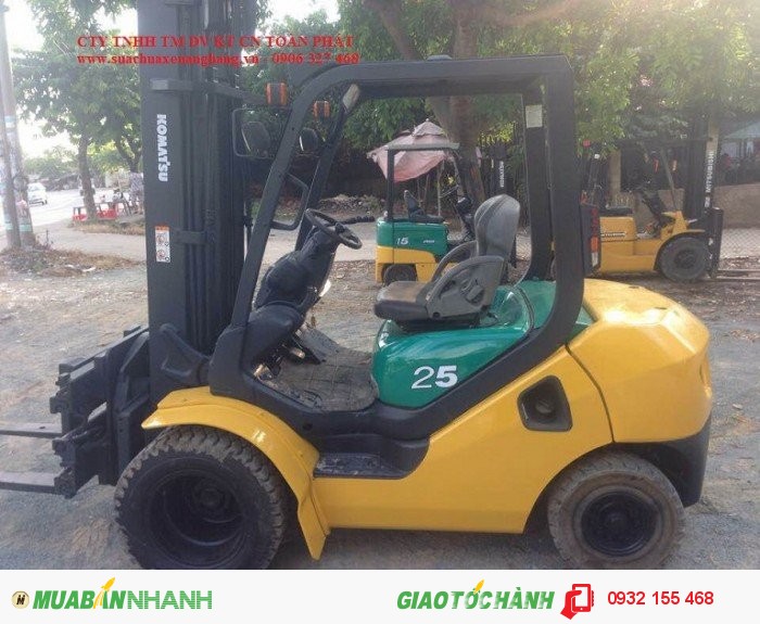 Bán xe nâng hàng komatsu fd25t-16 giá rẻ