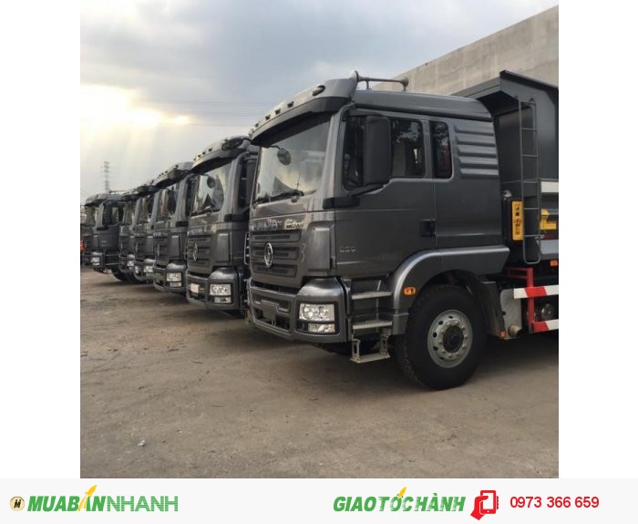 Xe ben ShacMan 3 chân 4 chân ! Mua ngay để có quà tặng hấp dẫn RiTa Võ.