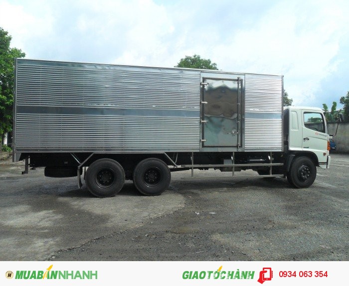 Hino FL 16 tấn 3 Chân Thùng Mui bạt dài 7.8M / 9.4M trả góp lãi suất thấp Giao Xe Toàn Quốc