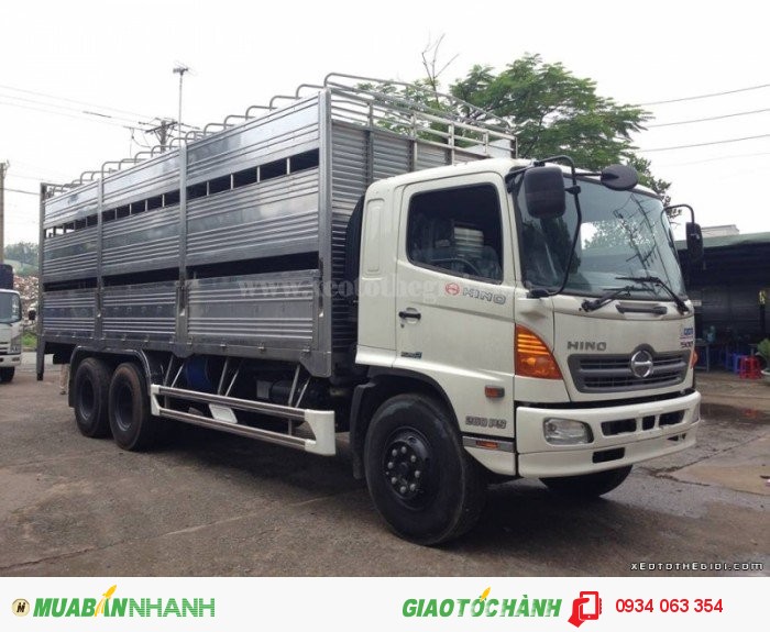Hino FL 16 tấn 3 Chân Thùng Mui bạt dài 7.8M / 9.4M trả góp lãi suất thấp Giao Xe Toàn Quốc