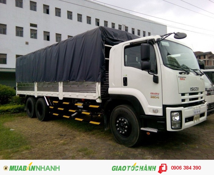 Giá bán xe tải 3 chân Isuzu 15 tấn.Isuzu 15 tấn FVM34W GIÁ RẺ