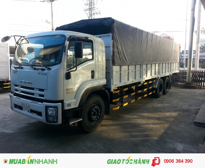Giá bán xe tải 3 chân Isuzu 15 tấn.Isuzu 15 tấn FVM34W GIÁ RẺ