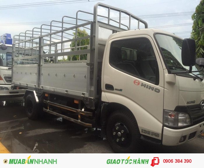 Đại lý bán Xe tải Hino 5t2 XZU730L thùng dài 5m7,Hino  thùng mui bạt