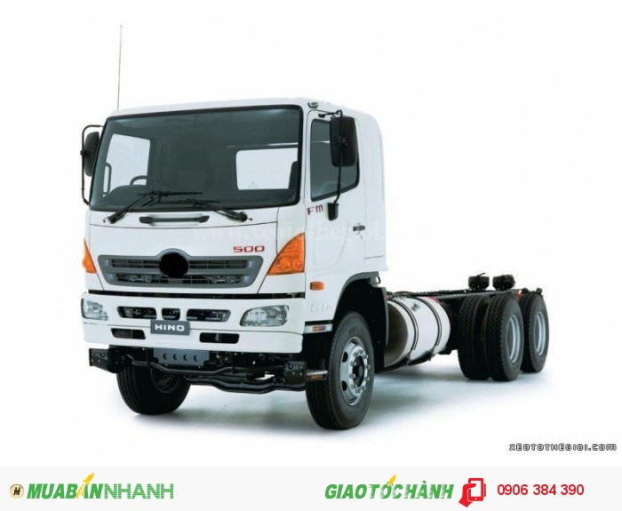Bán Hino FM 24 tấn 26 tấn thùng mui bạt, trả góp, lãi suất thấp 2016