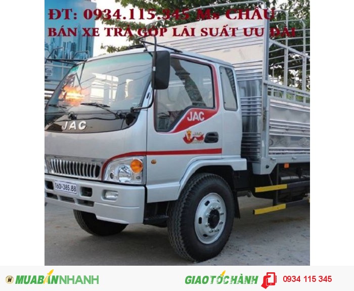 Địa chỉ bán xe tải jac 6.4 tấn/ 6T4/ 6 tấn 4/ 6t4/ 6 tấn 4 uy tính - đảm bảo chất lượng.