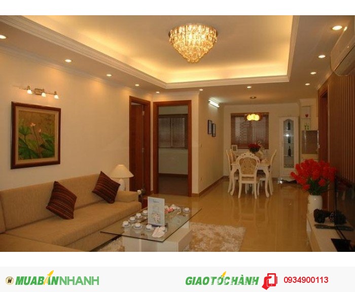 Cho thuê CHCC Vimeco Hoàng Minh Giám, 2PN, đủ đồ.