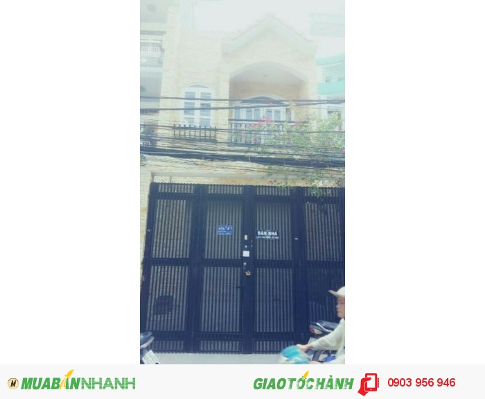 Nhà Bán Quang Trung, Phường 11, Gò Vấp, Hẻm 6m, Hướng Tây Nam, DT: 4 x 21m (nở hậu7m), 2 lầu, 4PN