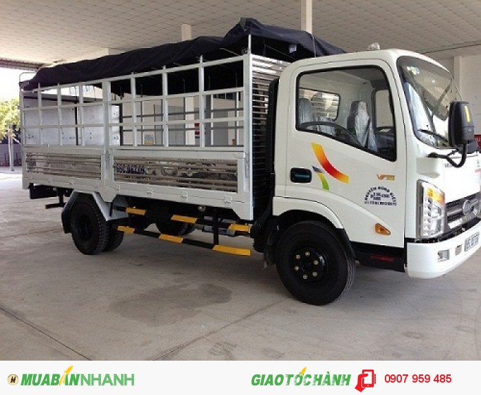 Bán xe tải veam 3.5 tấn VT350| xe tải veam 3T5 Cabin vuông Isuzu cam két giá rẻ giao xe nhanh