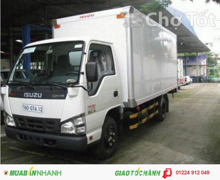 Xe isuzu 1,4 tấn thùng kín,hỗ trợ 80 % vay ,lãi xuất thấp