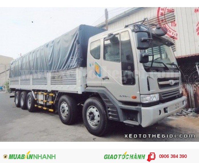 Bán xe đầu kéo Hàn Quốc Daewoo 2 cầu máy nhỏ 340PS V3TEF.