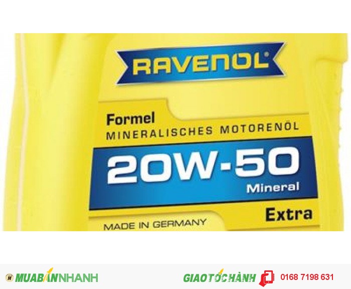 Ravenol Formel Extra Sae 20w-50 Cao Cấp Cho Xe Ô Tô