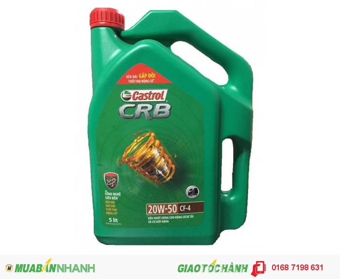 Nhớt CASTROL CRB 20W50 10L