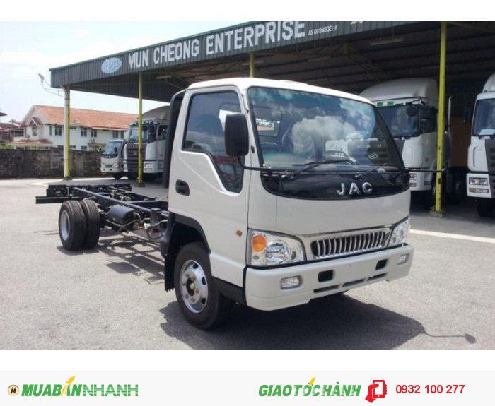 Đại lý bán xe tải jac 2t4 , xe tải jac 2.4 tấn , mẫu thùng mui bạt , hỗ trợ 80% giá tốt