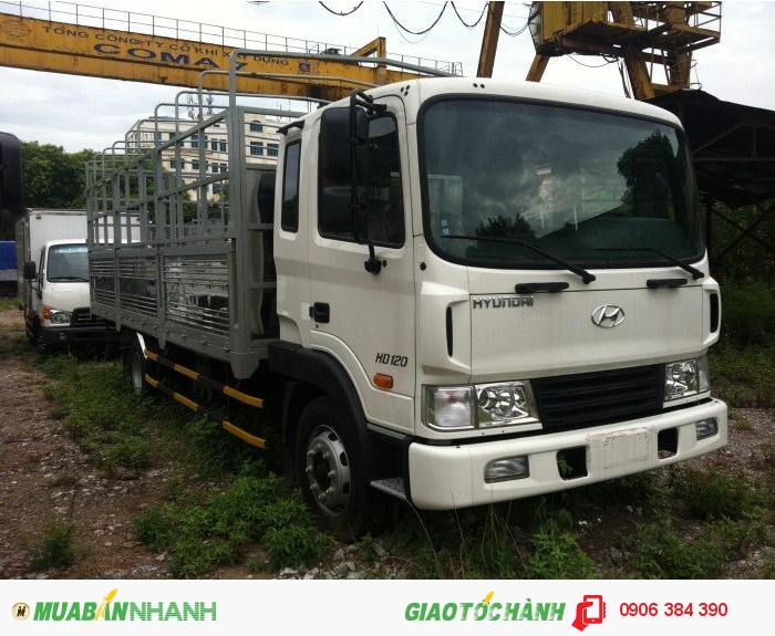Bán xe tải hyundai HD120 lắp cẩu Unic 3 khúc 4 khúc.HYUNDAI HD120 2016