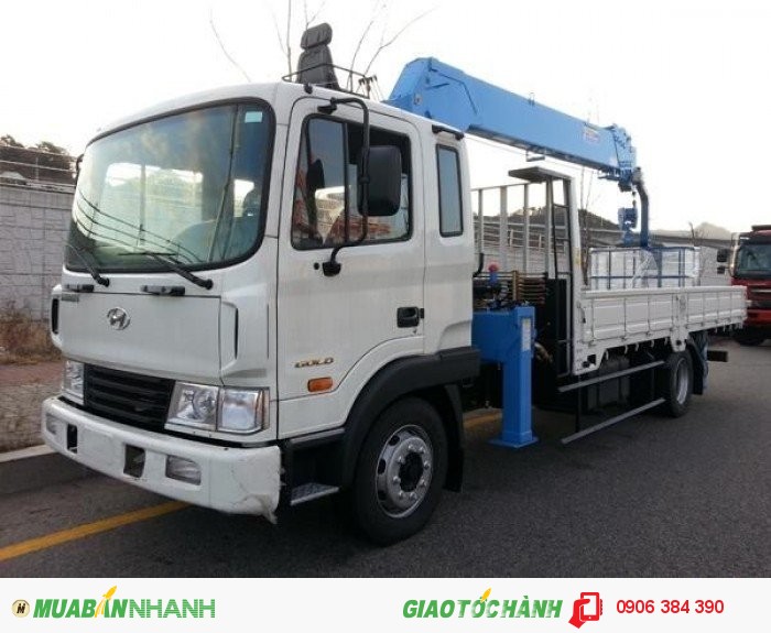 Bán xe tải hyundai HD120 lắp cẩu Unic 3 khúc 4 khúc.HYUNDAI HD120 2016