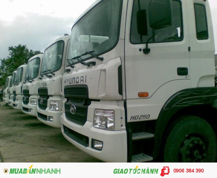 Bán Xe tải hyundai 14 tấn, giá xe hyundai 14 tấn hd250.bán trả góp