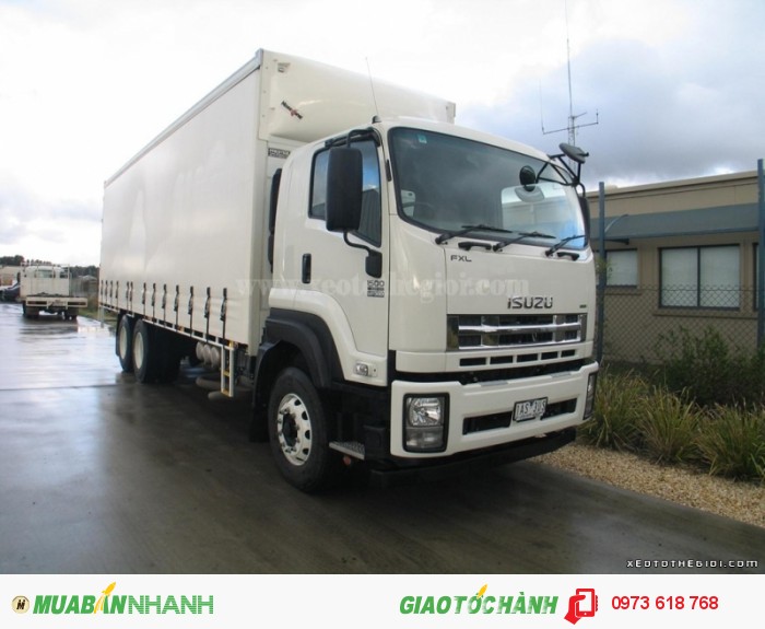 Xe tải Isuzu 15.6 tấn FVM34T (6x2)