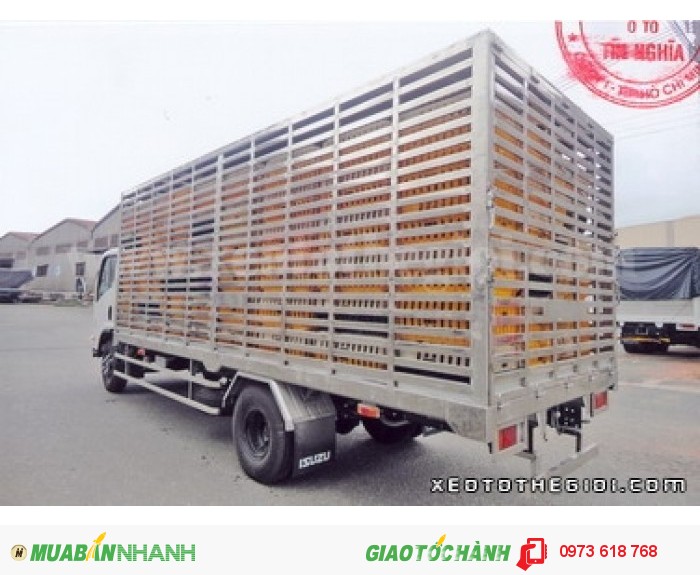 Isuzu NQR75M thùng chở Gà Lồng 5 tấn