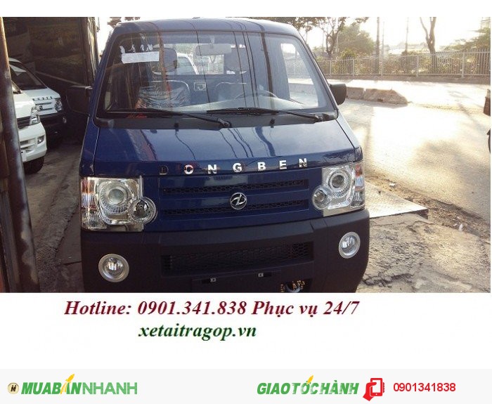Bán gấp xe tải nhẹ Dongben thùng bạt, thùng kín giá cạnh tranh - xe tải donben bán hỗ trợ trả góp