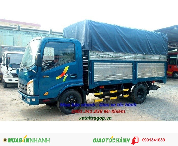 Xe tải Veam vt252 2.4 tấn, đời 2016 mới nhất.