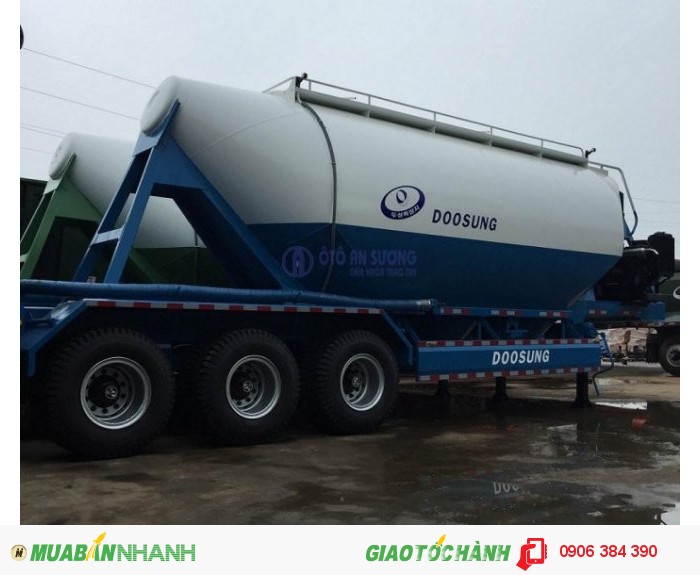 Bán Bán Rơ Mooc Xitec Chở Xi măng rời, Xi măng Xá Hiệu Doosung 2016
