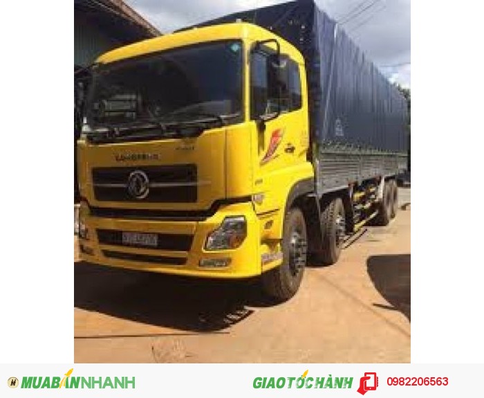Xe tải Dongfeng L315 (8x4) màu vàng, trắng, mới 100%, nhập khẩu nguyên chiếc