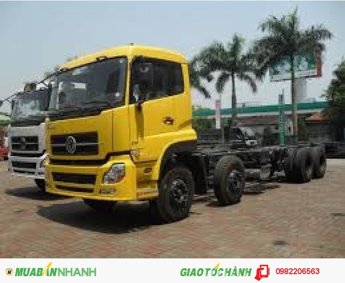 Xe tải Dongfeng L315 (8x4) màu vàng, trắng, mới 100%, nhập khẩu nguyên chiếc