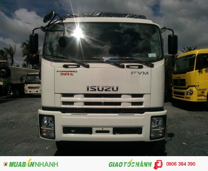 Bán Xe tải Isuzu FVM34T 6x2 16t - Xe tải 16t Isuzu,isuzu tải giá rẻ