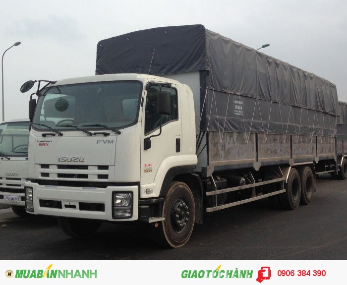 Bán xe tải isuzu FVM34W thùng dài,giá isuzu 3 chân thùng 9.5m giá rẻ
