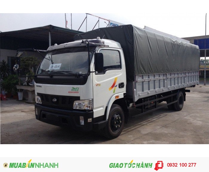 Đại lý bán xe tải veam vt650,tải trọng 6 tấn 5,động cơ hyundai,xe nhập khẩu