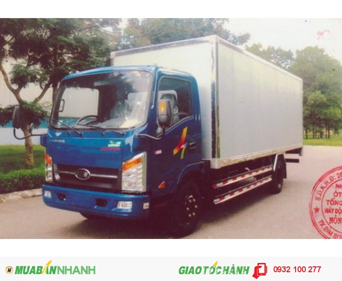 Cần bán xe tải veam 3,49T, veam vt340s thùng kín, nhập khẩu giá tốt