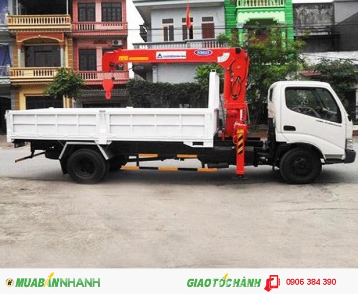 Bán Xe tải HINO XZU720 4,5T có gắn cẩu tại Miền nam,giá cạnh tranh